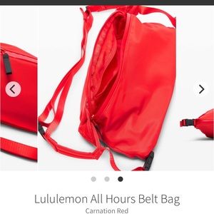 Lululemon All Hours Belt Bag Carnation Red NWT